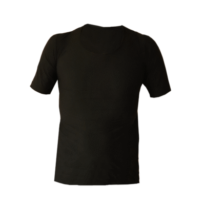aufrechte körperhaltung shirt für mann von vorne