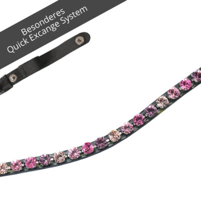stirnriemen rose abwechselnd