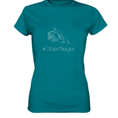 Überflieger Springen - Damen Shirt 11 Überflieger Springen - Damen Shirt – Bild 3