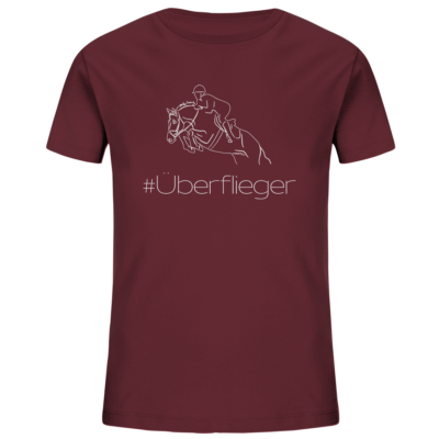 Überflieger Springen - Kids Organic Shirt – Bild 3