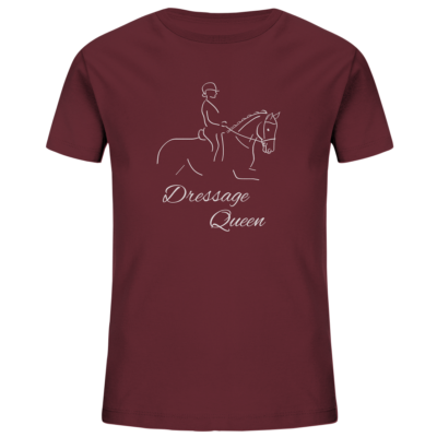 Dressage Queen - Kids Organic Shirt – Bild 3