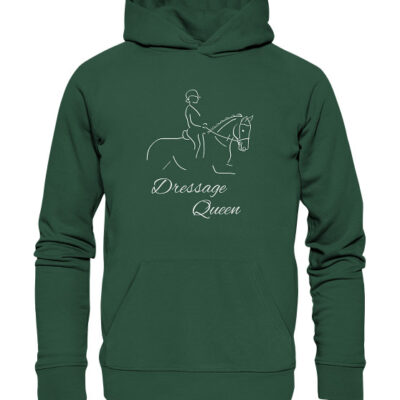 Alternative view of Dressage Queen - Organic Basic Hoodie