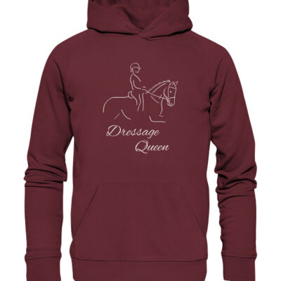 Dressage Queen - Organic Basic Hoodie – Bild 3